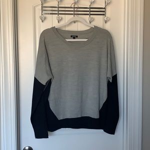 Gray and black sweater Large